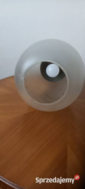 Ładna wisząca lampa duży szlifowany klosz łódzkie Skierniewice sprzedam