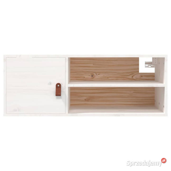 Szafka ścienna biała 80x30x30 lite drewno Warszawa