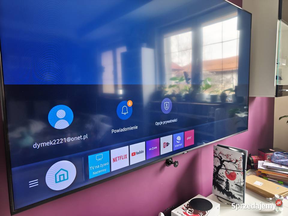 Tv Samsung 75 4k lubuskie Skwierzyna sprzedam