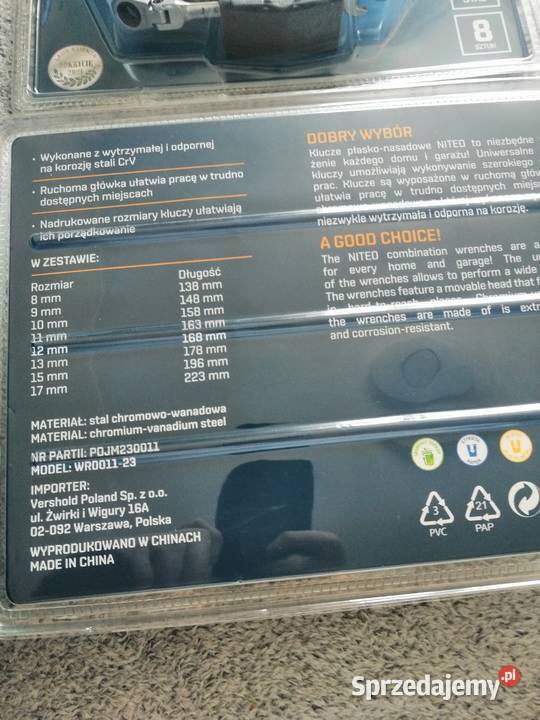 Klucze nasadowe przegubowe wielkopolskie Piła
