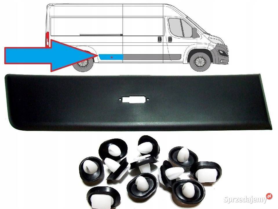 LISTWA PRAWA BOCZNA PRZED KOŁEM CITROEN JUMPER