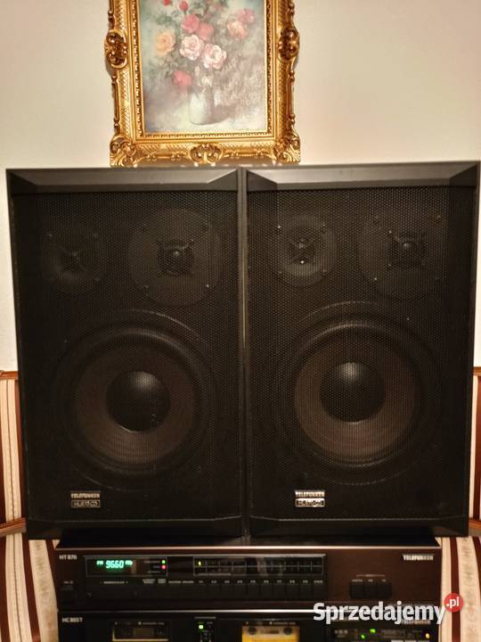 Wieża TELEFUNKEN Hifi z Kolumnami Vintage