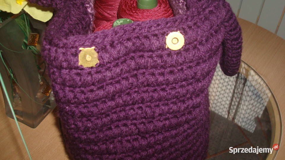 Duża torebka rękodzieło handmade 7 Do ręki kujawsko-pomorskie Osięciny sprzedam