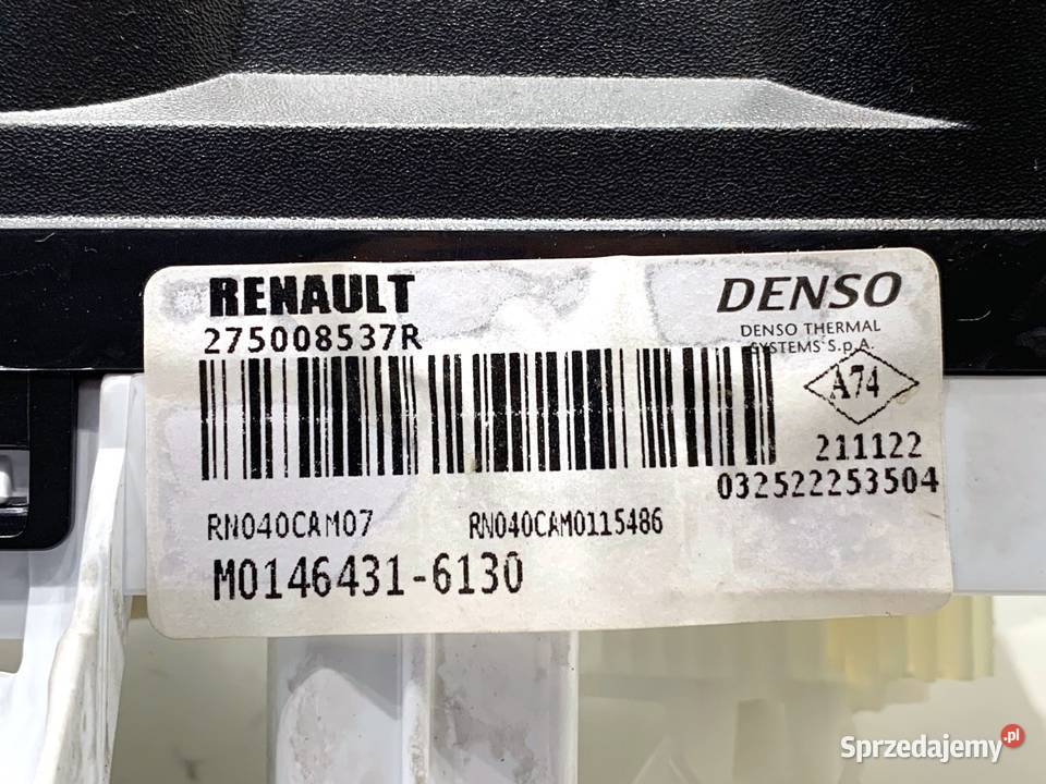 PANEL STEROWANIA NAWIEWU RENAULT EXPRESS