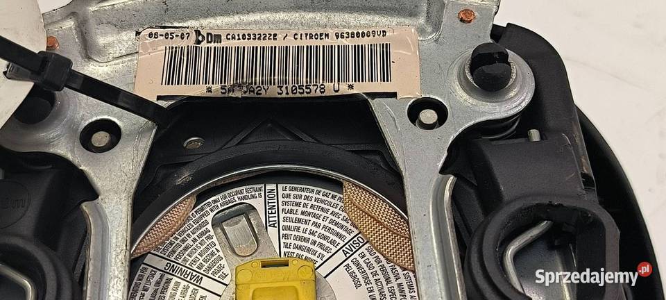 PODUSZKA AIRBAG CITROEN C3 963800094D Lipno