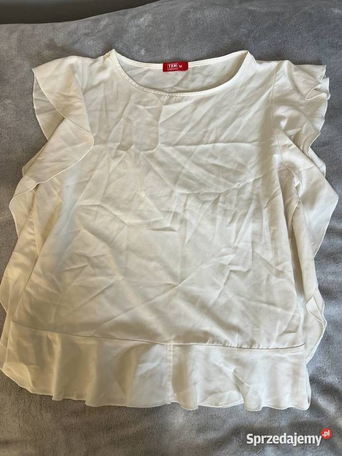 Bluzka koszulka z krótkim rękawem i falbanami Jasło sprzedam