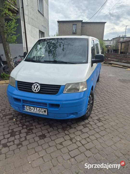 Volkswagen Transporter T5 19 TDI LONG 6osobowy 480000km kujawsko-pomorskie
