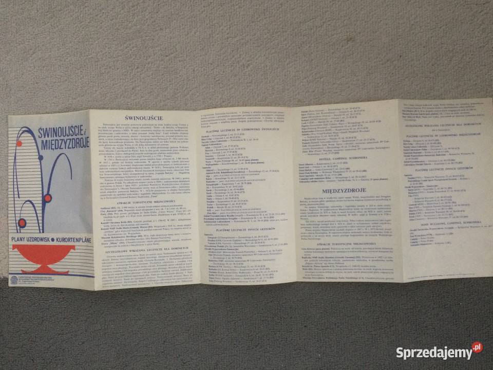 762 Świnoujście Międzyzdroje Plan Uzdrowisk Szczecin sprzedam
