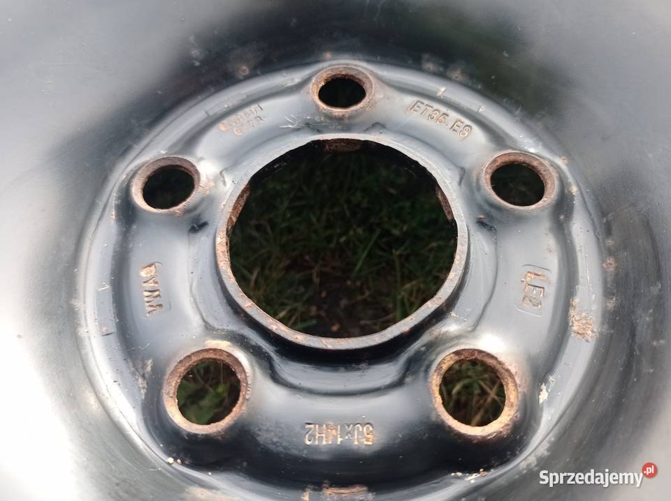 Felgi Stalowe 14 VW POLO SKODA 5 x 100 Opony dolnośląskie Dzierżoniów