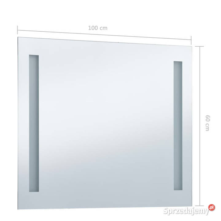 Ścienne lustro łazienkowe z LED 100 x 60 Warszawa