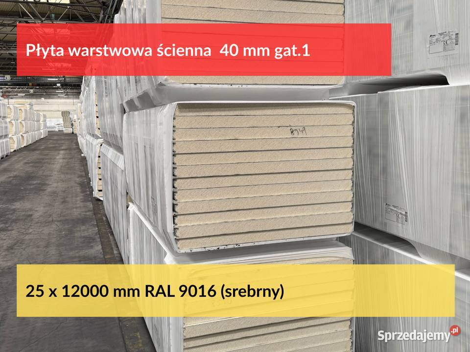 Płyta warstwowa ścienna 40 mm gat1 płyta Płyty warstwowe Puszczykowo