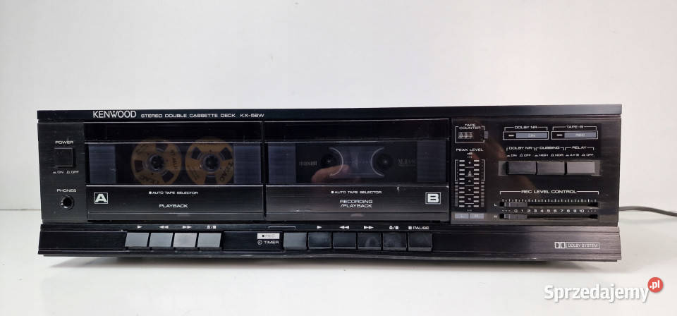 Kenwood KX 56 W KX56W magnetofon cassette deck wielkopolskie Międzychód sprzedam