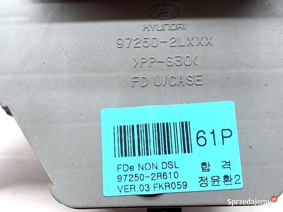 PANEL STEROWANIA NAWIEWU HYUNDAI i30 972502R610