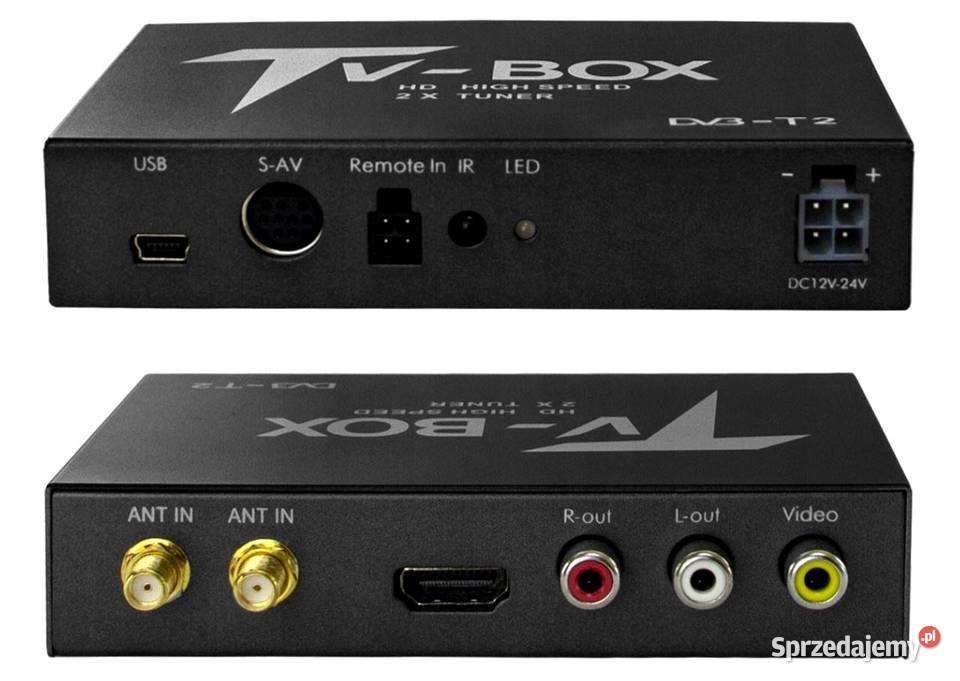 Tuner Cyfrowy Samochodowy TV DVBT2 H265 HEVC podlaskie sprzedam