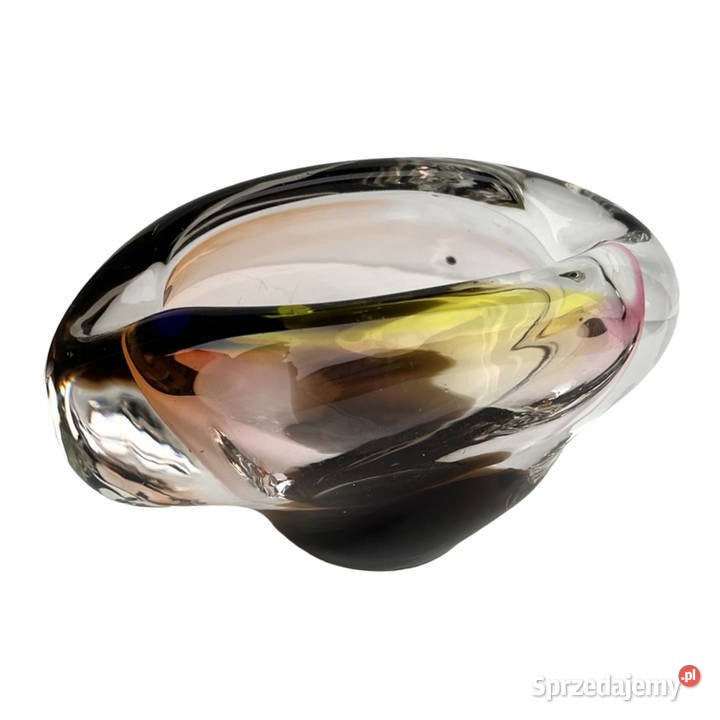 Popielniczka szklana proj Jozef Rozinek Warszawa