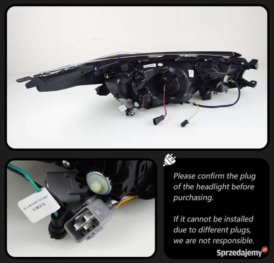 NOWE lampy przednie lampa przód Toyota Corolla Bełchatów