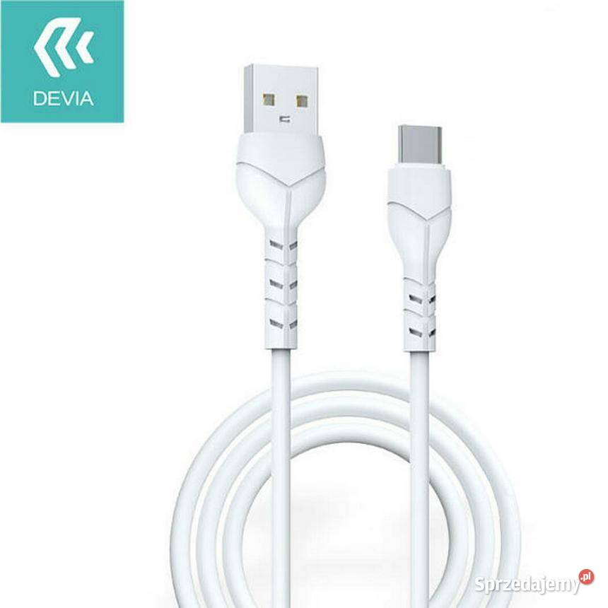 Kabel USB typ-C type-C 2,1A 1m przewód uniwersalny DEVIA