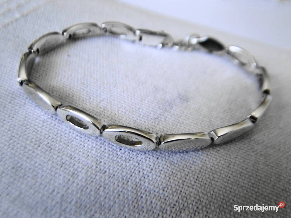 Solidna bransoleta 199 gr srebra 925 mazowieckie Warszawa