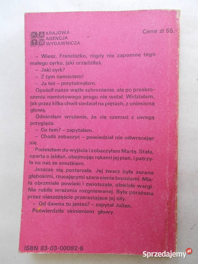 Wypadek Frederic Dard Kultura i Rozrywka Limanowa