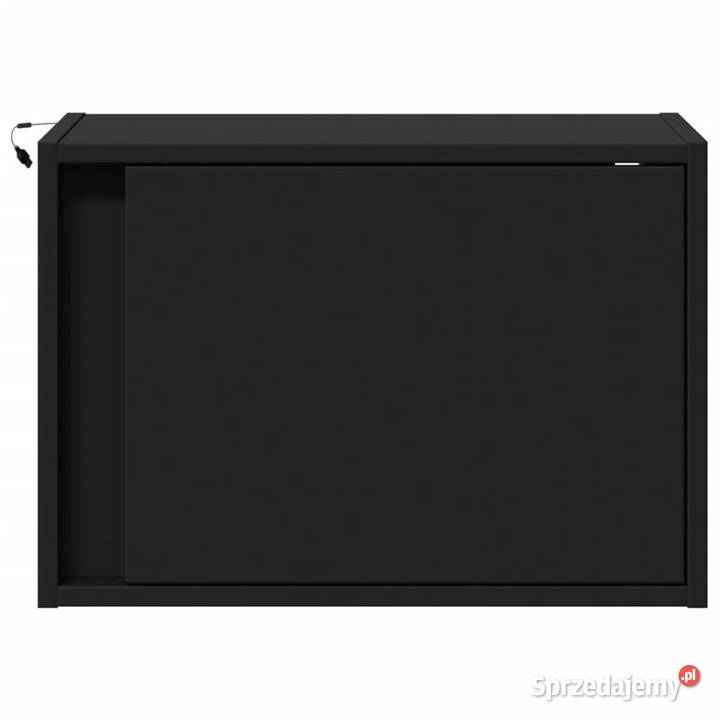 Wiszące szafki nocne z LED 2 czarne WM852092 Nocne Warszawa sprzedam