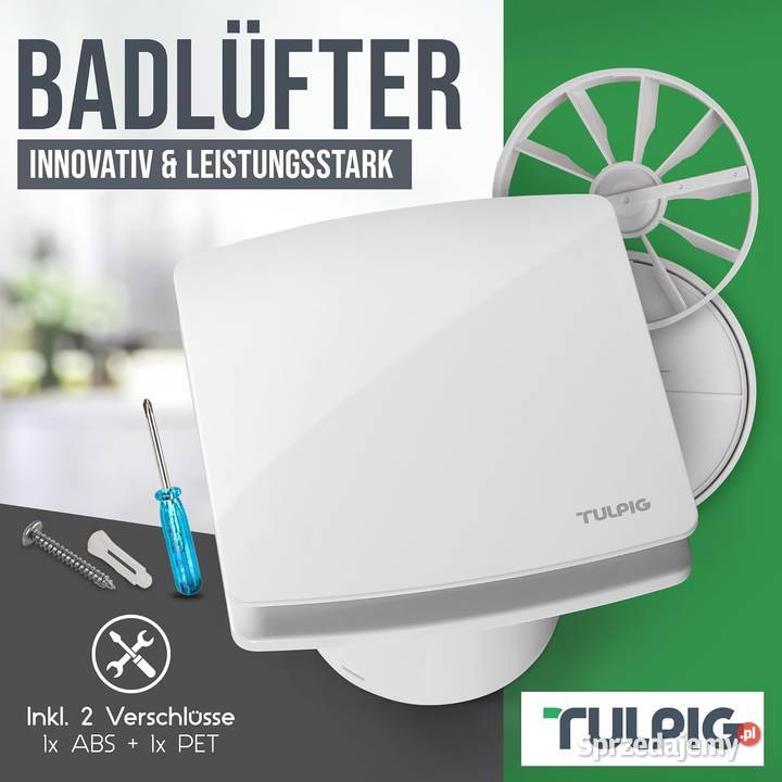 Tulpig Wentylator łazienkowy 100 mm