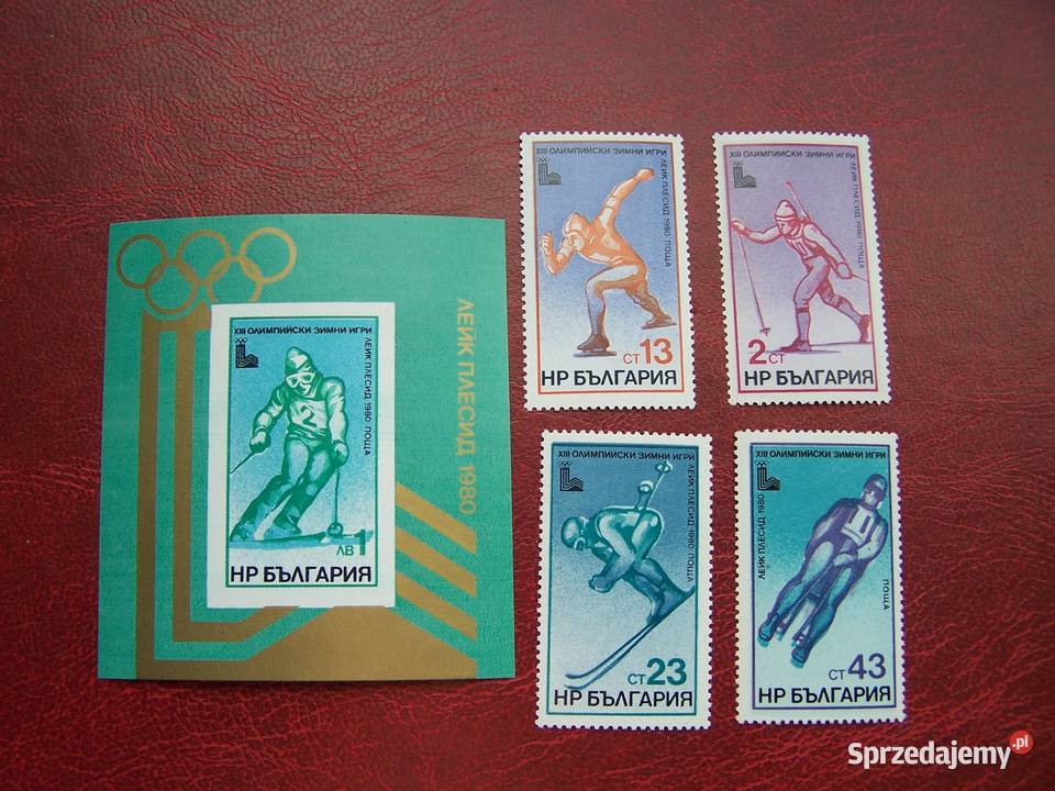 Bułgaria 1980 MNH Mi 282427 Sport Olimpiada Lake Filatelistyka Tychy sprzedam
