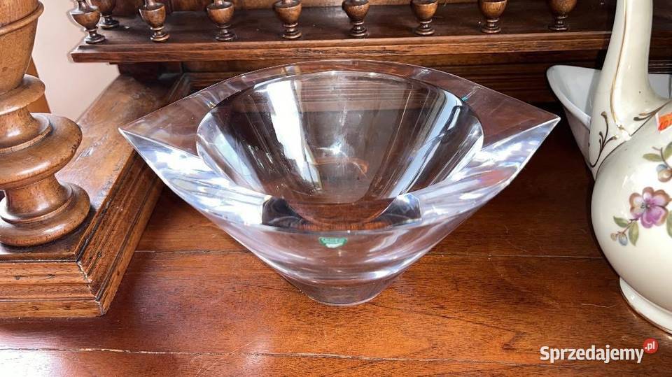 Patera misa Orrefors Marin Cut Art Glass Gdańsk sprzedam