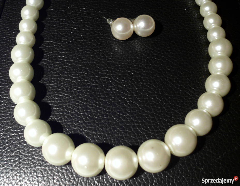 Przepiękny KOMPLET Perły Kraków