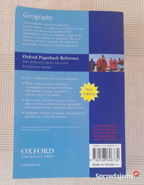 Oxford dictionary of Geography z przesyłką Nowy Sącz