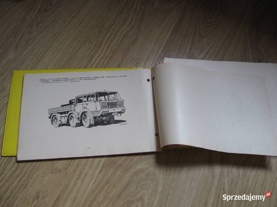 TATRA 813 katalog częsci 1973r klasyk PRL Pozostałe Przemyśl