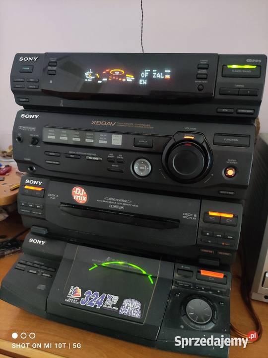 Wieża Sony XB8AV wysoki model 300w rms klasyk zachodniopomorskie