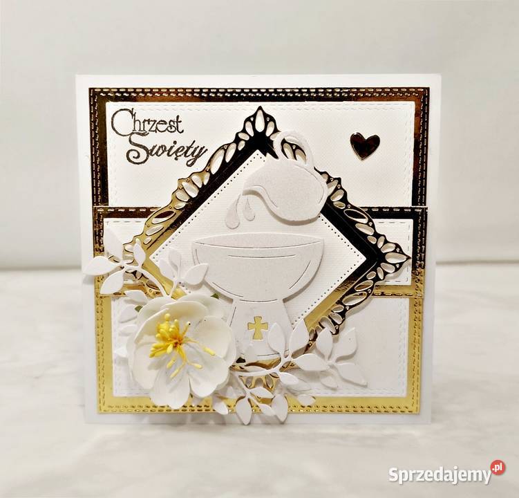 Pamiątka Chrztu Świętego w pudełkuKartka na Wejherowo