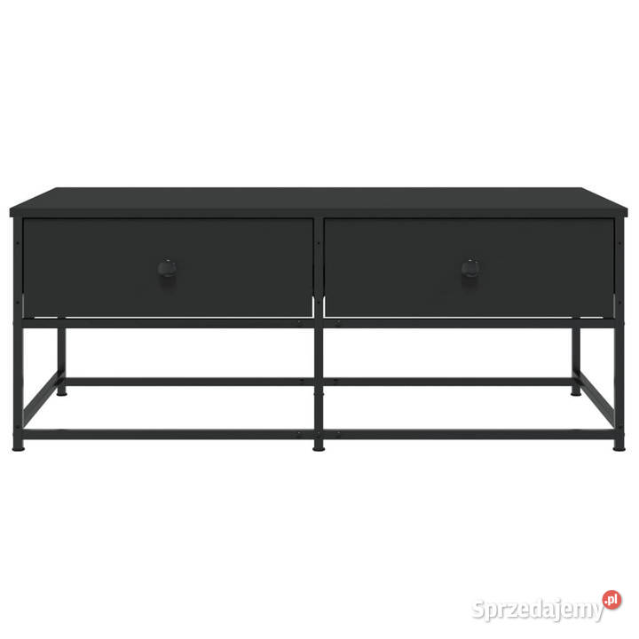 Stolik kawowy czarny 100x51x40 materiał mazowieckie Warszawa