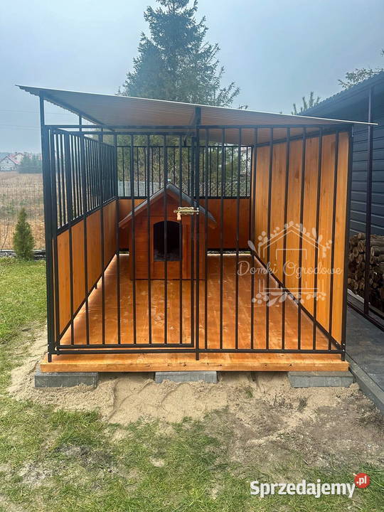 Kojec psów 2x3m Drewniana podłoga ściana z Kłodzko