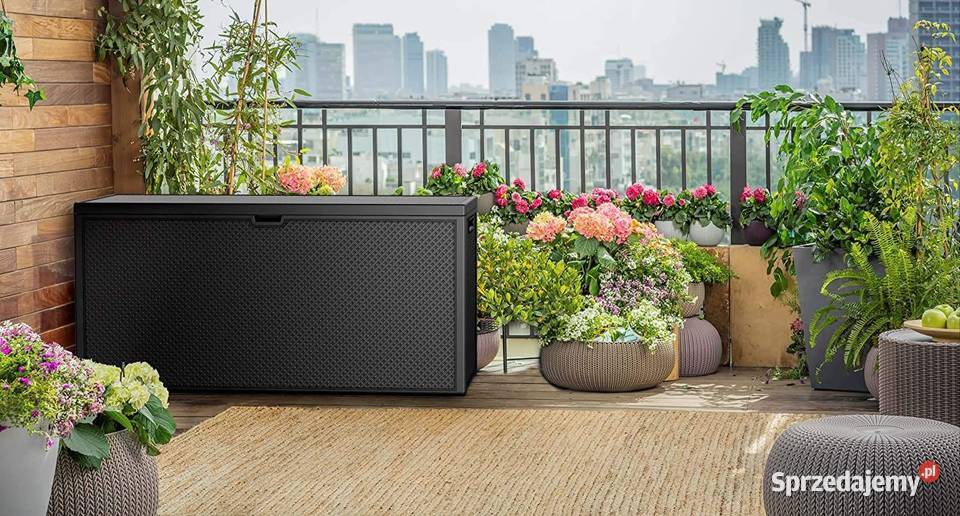 SKRZYNIA OGRODOWA NA BALKON TARAS EMILY 280L 58cm Pozostałe