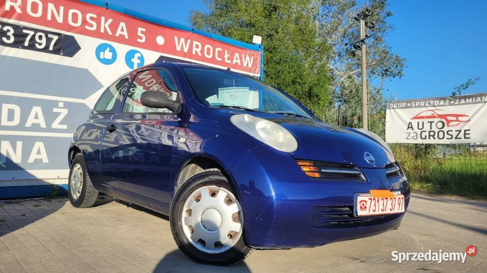 Nissan Micra 12 Benzyna Oszczędny Klimatyzacja Wrocław