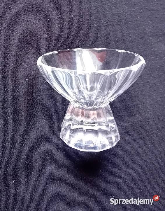 Kryształowy kieliszek art deco wielokątny lata Koźminek sprzedam