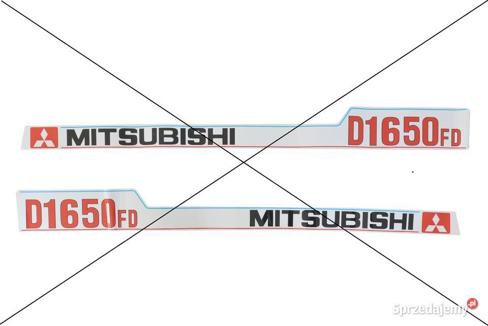 Naklejki na maskę Mitsubishi D1650FD Tajęcina