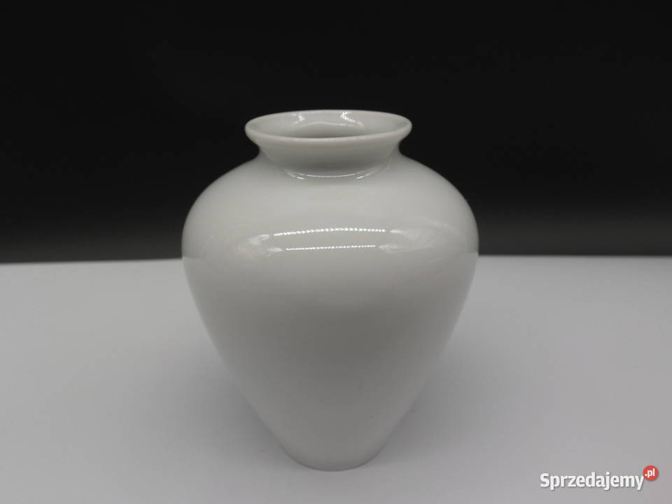 Porcelanowy biały wazon Thomas Raszków