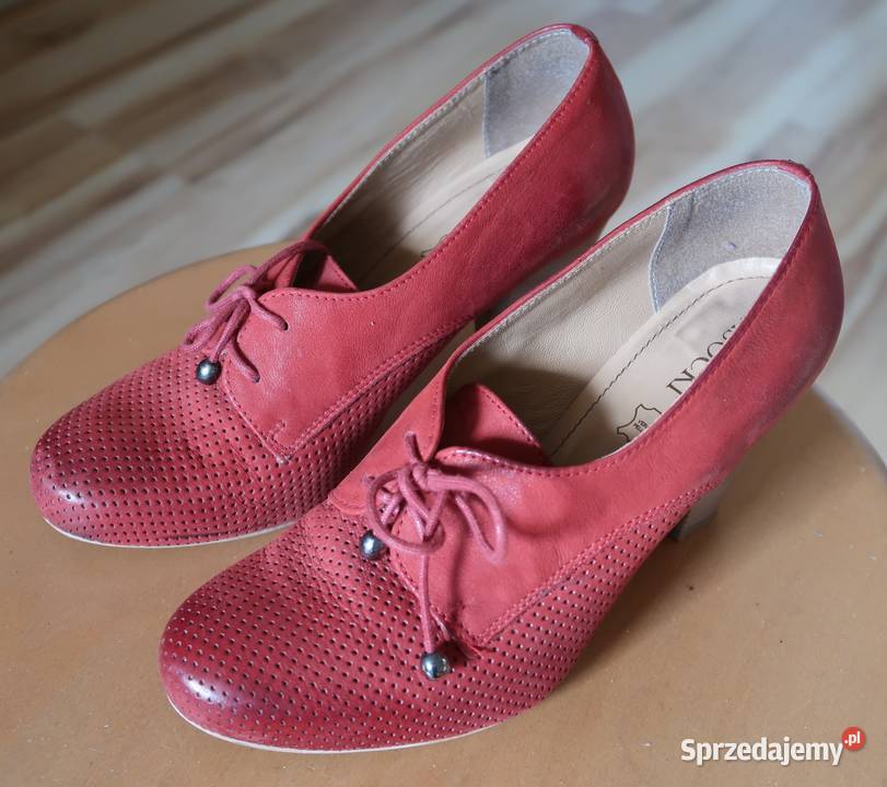 Skórzane damskie buty czółenka firmy LASOCKI 38 Siedlce