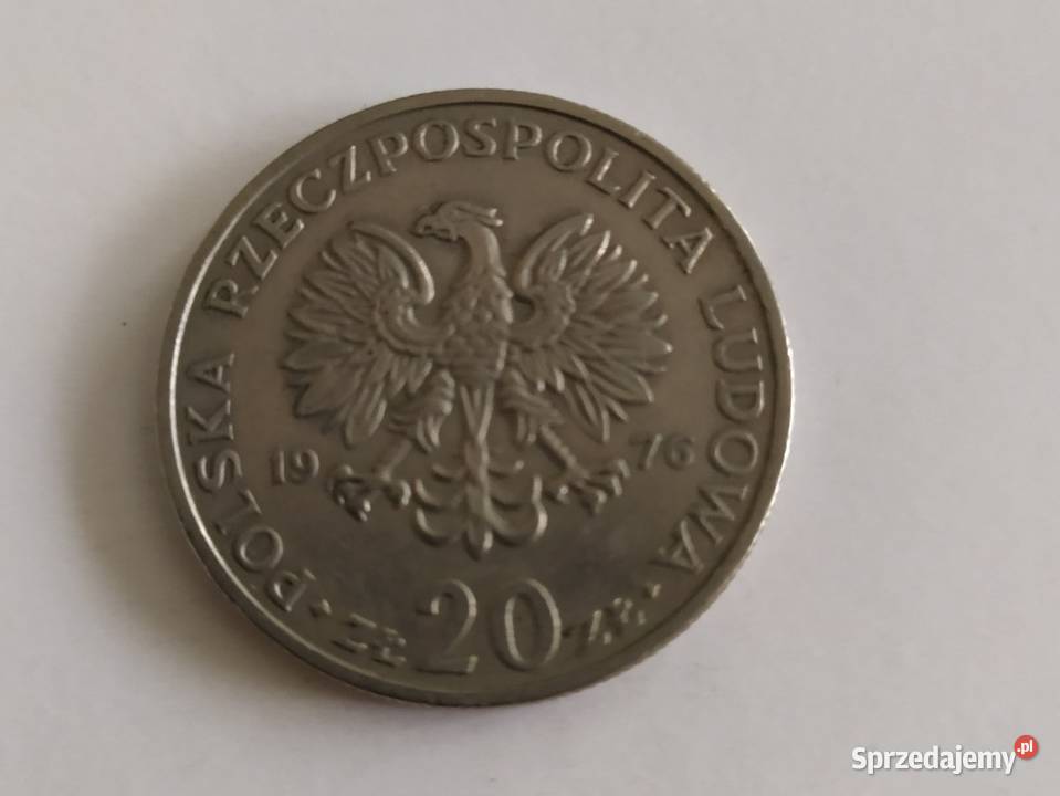 Moneta 20 b z PRL 1976 M Nowotko sprzedam