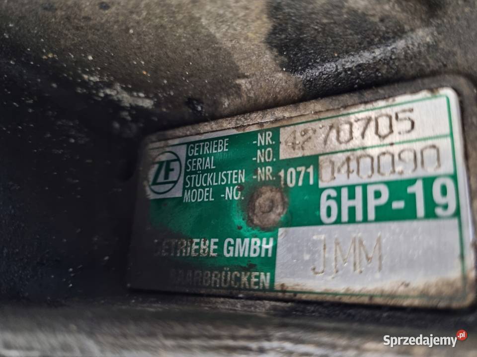 SKRZYNIA BIEGÓW JMM 6HP19 Audi A6 C6 32 V6 255 Chełm