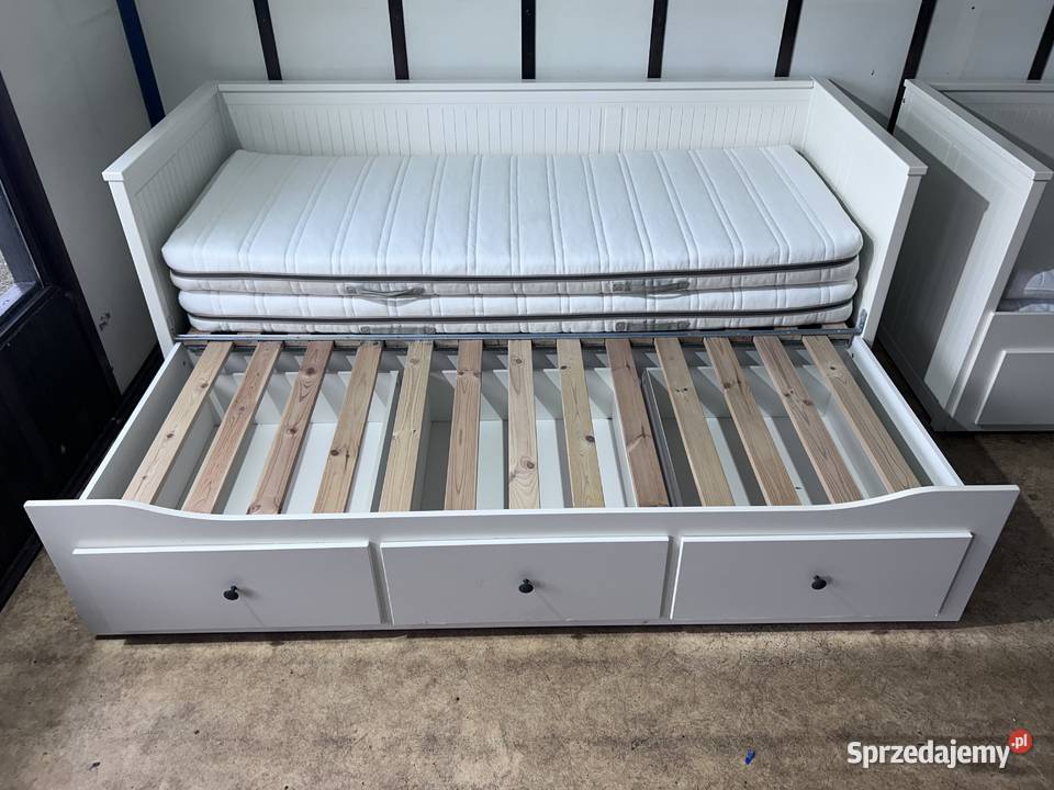 IKEA HEMNES Łóżko Leżanka z 3 szufladami 2 Łóżka śląskie