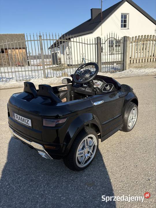 Samochód elektryczny Rapid Racer 12V EVA czarny dolnośląskie Kłodzko