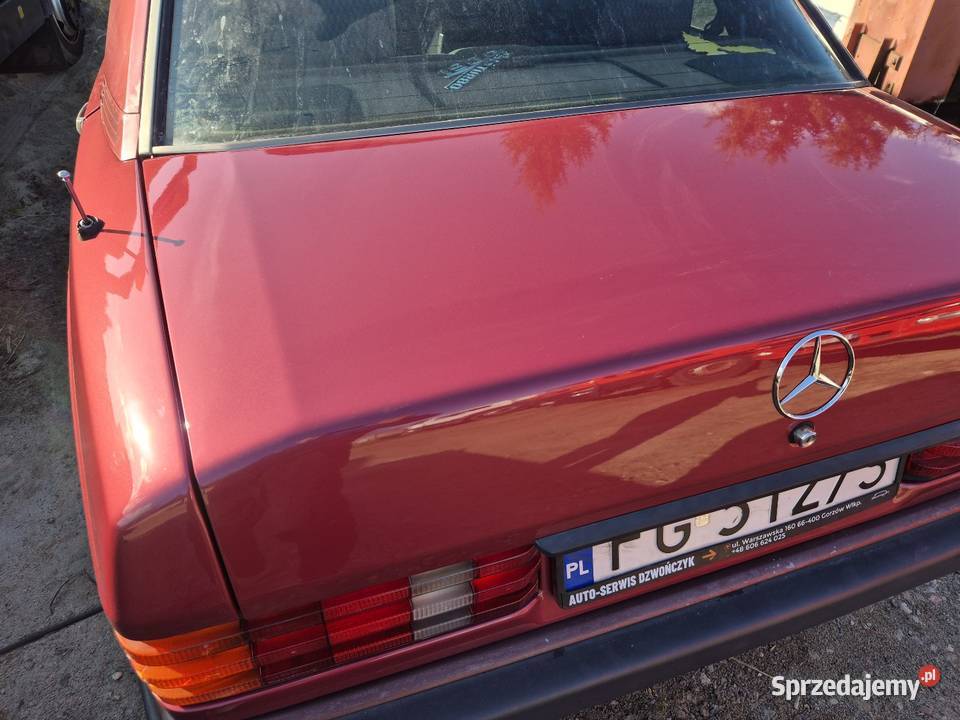 Mercedes w201 190D 25 turbo Rok produkcji 1990 Gorzów Wielkopolski