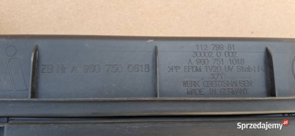 MERCEDES ACTROS MP4 GRILL ATRAPA CHŁODNICY Bieleń