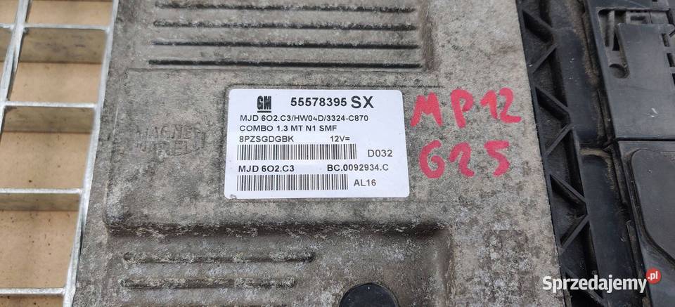 OPEL COMBO C 2006 STEROWNIK KOMPUTER MODUŁ ECU Gliwice