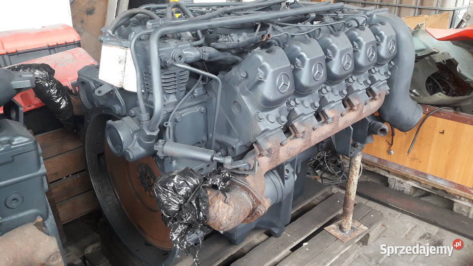 Silnik V10 OM443 OM423 Mercedes 2633 3233 2533 Części Częstochowa