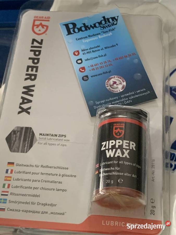 Wosk do zamków błyskawicznych Ziper Wax Bytom