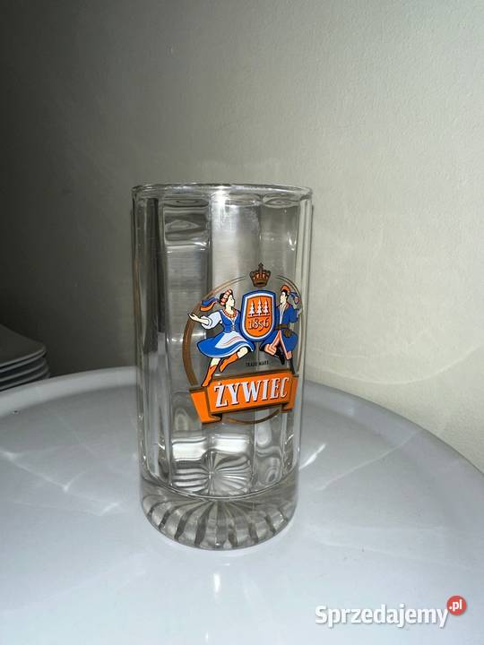 Pokale szklanki kufle do piwa Żywiec z uchem 17 pomorskie Chojnice